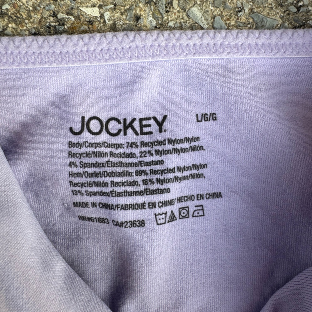 Clean Jockey Lavender Padded Sports Bra Size L - Picture 2 of 3